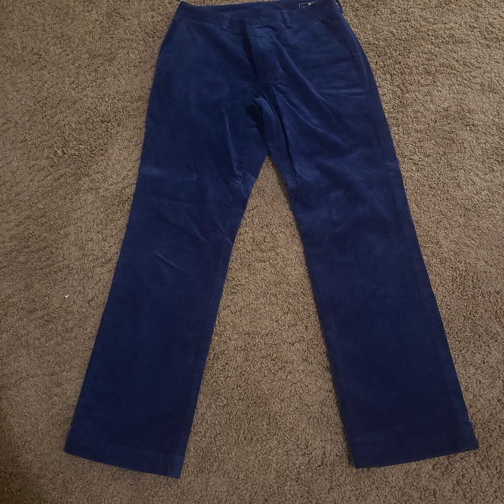 Vineyard Vines Navy Corduroy Pants